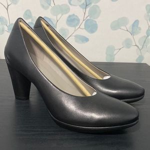 🟣 SALE ECCO Sculptured 75 Genuine Leather Pump Size 41 EU 10 - 10.5 US